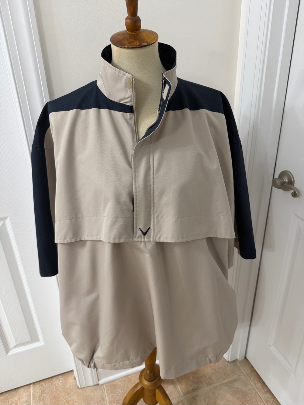 Callaway 1/4 Zip Short Sleeve Golf Windbreaker